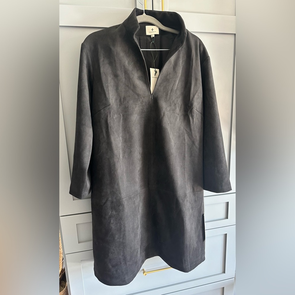 Tuckernuck Clifton Dress - Black Suede - XXL